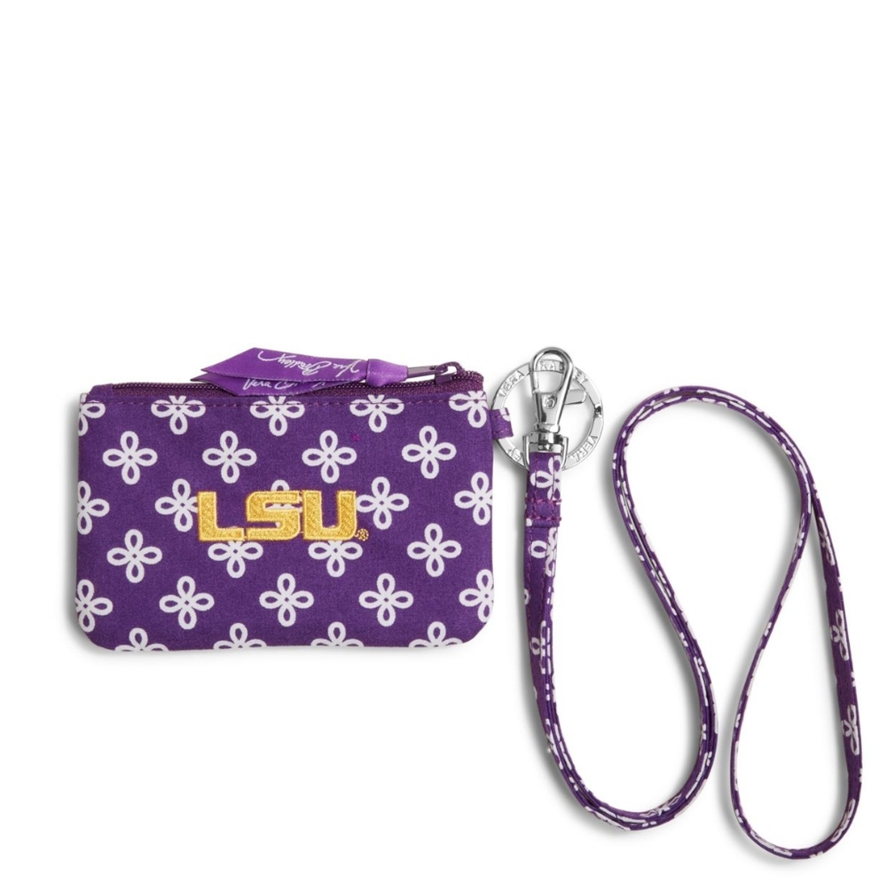 Vera bradley Louisiana state University ID lanyard